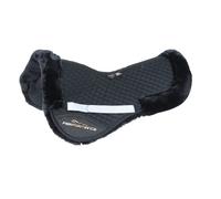 Shires Performance Fully Lined Half Pad - Black - 15-16.5"