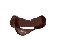 Shires Performance Fully Lined Half Pad - Brown: 17-18"