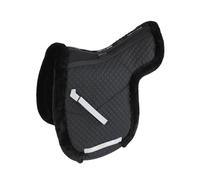 Shires Performance Fully Lined Numnah - Black - 15-16.5"