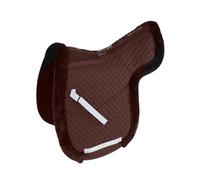 Shires Performance Fully Lined Numnah 15-16.5" - Brown