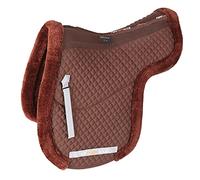 Shires Performance Fully Lined Numnah - Brown - 17-18"
