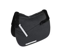 Shires Performance Half Lined Saddlecloth - Black - 17-18"