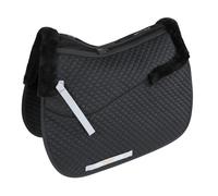 Shires Performance Half Lined Saddlecloth - Black - 17-18"