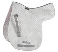 Shires Performance Suede Numnah (17-18, White)
