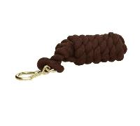 Shires Plain Lead Rope - Chocolate
