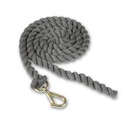 Shires Plain Headcollar Lead Rope Grey