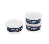 Shires Plaiting Bands - White