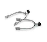 Shires Plastic Roller Ball Riding Spurs | Stainless Steel | Mens, Ladies