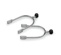 Shires Plastic Roller Ball Riding Spurs | Stainless Steel | Mens, Ladies