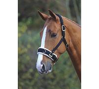 Shires - Polar Fleece Head Collar - Black, Black