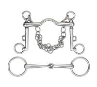 Shires Port Mouth Weymouth Set - Steel - 4.5