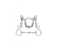 Shires Ported Horse Weymouth Set Silver (4.5In)