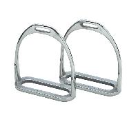 Shires Prussia Side Stirrup Irons - Silver - Size: 5.5 inch