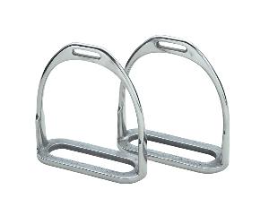 Shires Prussia Side Stirrup Irons - Silver - Size: 5.5 inch