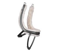 Shires RAPIDA Fleece Curved Flash Noseband Black - Full