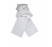 Shires Ready Tied Brocade Horse Riding Stock in White Large, White