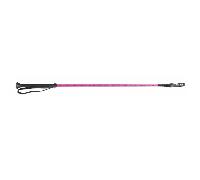 Shires Reflective Thread Stem Whip - Pink - Size: 26inch