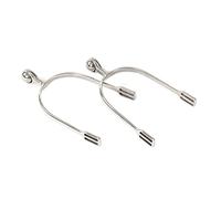 Shires Roller Ball Riding Spurs Stainless Steel, Mens, Ladies Ladies, S/Steel