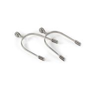 Shires Roller Ball Riding Spurs Stainless Steel, Mens, Ladies Ladies, S/Steel