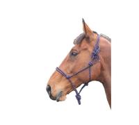 Shires Rope Horse Headcollar Purple/black (One Size)