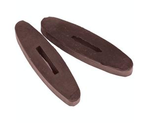 Shires Rubber Horse Rein Stops (Pack Of 2) Brown (One Size)