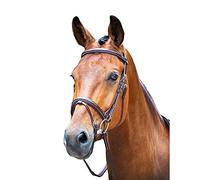 Shires Salisbury Bodenham Flash Bridle-Australian Nut Full