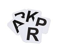 SHIRES SELF-ADHESIVE DRESSAGE MARKERS, SET OF 12: A B C E F H K M R S V P