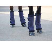 Shires Short Fleece Lined Travel Boots Navy - Navy - Cob