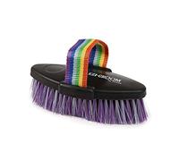 Shires Small Ezi Groom Body Brush One Size Purple Green