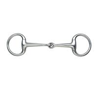 Shires Small Ring Dressage Eggbutt Bradoon - Steel - 4