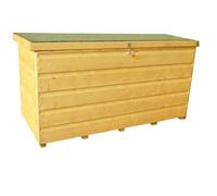 Shires Storage Box Shiplap Garden Storage Shed Approx 4 x 2 Feet in Brown Shires Brown