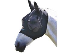 Shires Stretch Horse Fly Mask Jet Black (Small Pony)