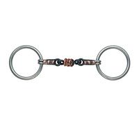 Shires Sweet Iron Copper Roller Snaffle: 5"