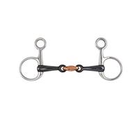 Shires Equestrian - Hanging Cheek Sweet Iron Snaffle - S/steel - Size: 6