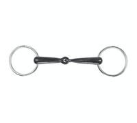 Shires Sweet Iron Hollow Mouth Horse Loose Ring Snaffle Bit ER808