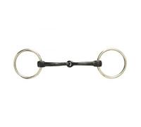 Shires Sweet Iron Hollow Mouth Loose Ring Bit - Black Sweet Iron - 5.5