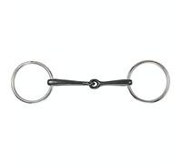 Shires Sweet Iron Jointed Loose Ring Bit - Black Sweet Iron - 6
