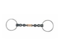 Shires Black Sweet Iron Loose Ring Waterford Horse Bit UK 4 1/2", Black Sweet Iron