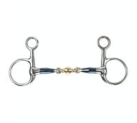Shires Sweet Iron Lozenge Horse Hanging Cheek Snaffle Bit Blue (5In)