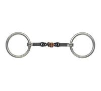 Shires Sweet Iron Roller Horse Snaffle Bit Black (5.5In)