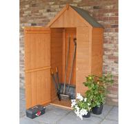 Shires Tall Tool Store Garden Shed - Dip Treated Approx 3 x 2 Feet in Brown Shires Brown