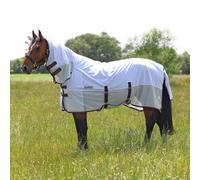 Shires Tempest Combo Mesh Fly Rug - Horse Blanket - Burgundy - Size: 5ft 9inch