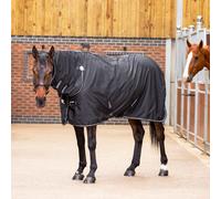 Shires Tempest Lite Combo Stable Rug - Indoor Lightweight Horse Blanket - Black - Size: 6ft 6inch