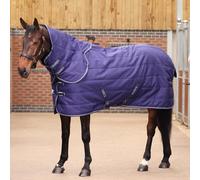 Shires Tempest Original 100 Stable Rug & Neck - Indoor Horse Blanket - Navy - Size: 7ft