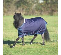 Shires Tempest Original Lite Mini Turnout Rug - Outdoor Horse Blanket - Navy - Size: 3ft 9inch
