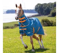 Shires Tempest Original Lite Turnout Rug & Neck Set - Teal - Size: 6ft 3inch