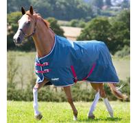 Shires Tempest Original Lite Turnout Rug - Outdoor Lightweight Horse Blanket - Turquoise - Size: 4ft 6inch
