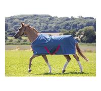 Shires Tempest Original Lite Turnout Rug in Blue, Size 7FT0, Lightweight, Denier Ripstop | Charlies