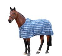 Shires Tempest Original Stable Sheet - Teal Check