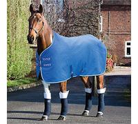 Shires Tempest Original Waffle Rug (5'9" (69"), Royal/Teal/Grey)